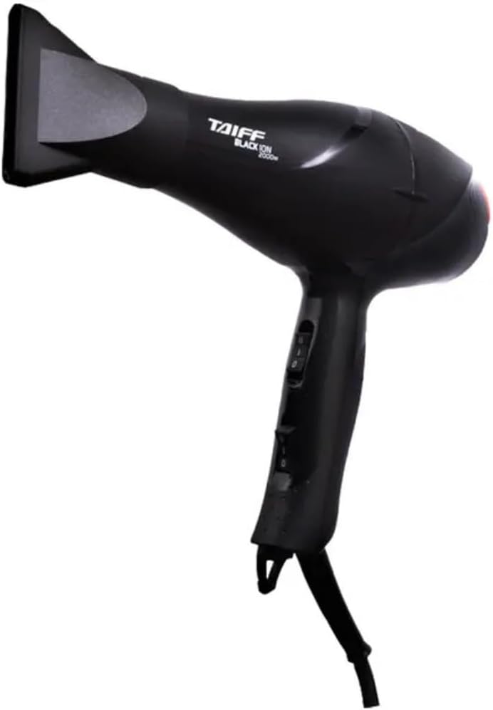 Secador Taiff Black Ion, 2000W, 127V, Preto