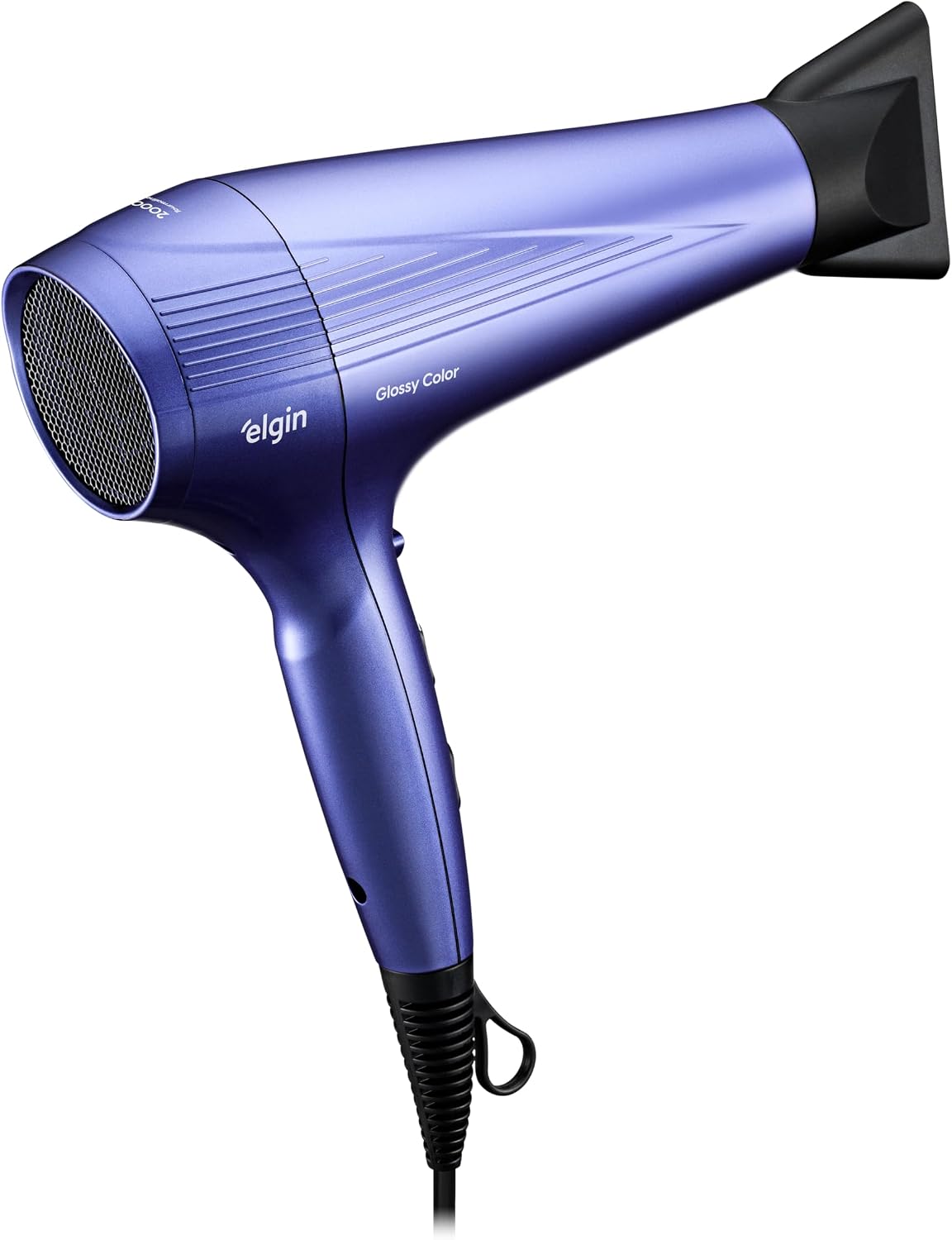 Secador de Cabelo Glossy Color Elgin 2.000W Tourmaline íon, Jato Frio e 7 opções de Combinações Roxo - 110v